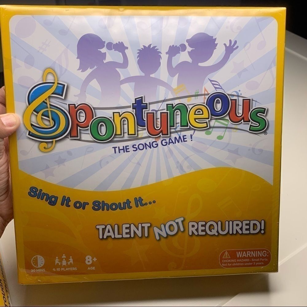 Brand New Spontuneous The Song Game Board Game